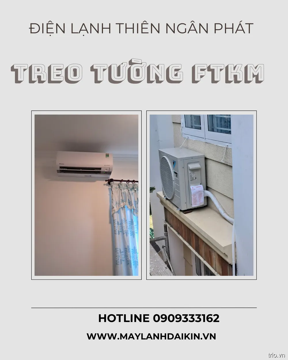 nh Treo Tường Daikin FTKM25AVMV/RKM25AVMV Inverter Cao Cấp