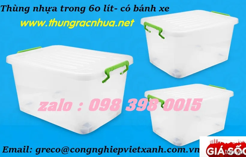 Thùng Nhựa Nắp Kín Công Cụ Nhỏ Tạo Nên Khác Biệt Lớn