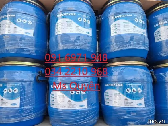 Enzyme tẩy nhớt ao hồ, enzyme xử lý nước Superzyme