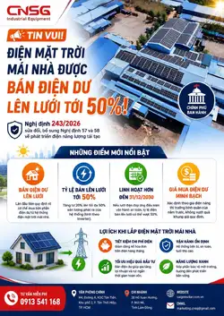Tin vui cho người lắp điện mặt trời mái nhà